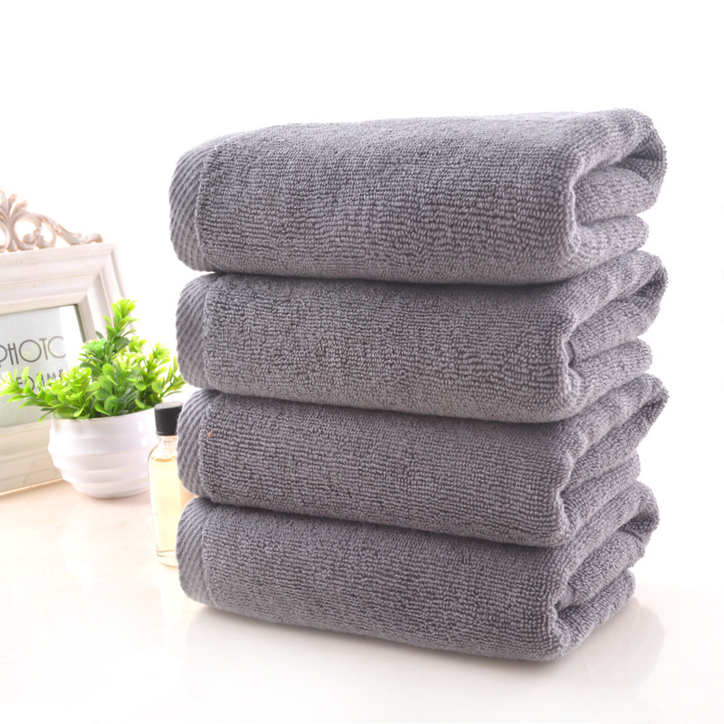 Factory direct supply gray cotton towel...