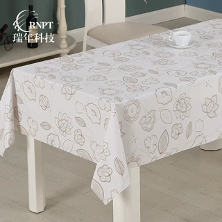 RNPT瑞年 厂家直销印花塑料桌布书桌餐桌布茶几布PVC防水台布