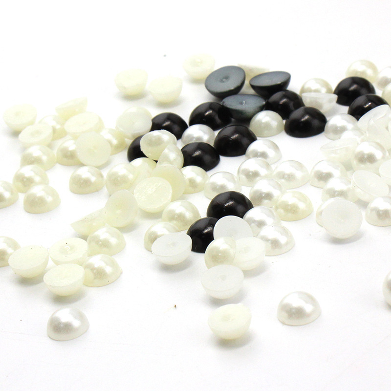 Factory Direct 8mm -25mm flat bottom semicircle half surface imitation pearl large price excellent mobile phone refrigerator decorative beads Factory Direct 8mm -25mm flat bottom semicircle half surface imitation pearl large price excellent mobile phone refrigerator decorative beads