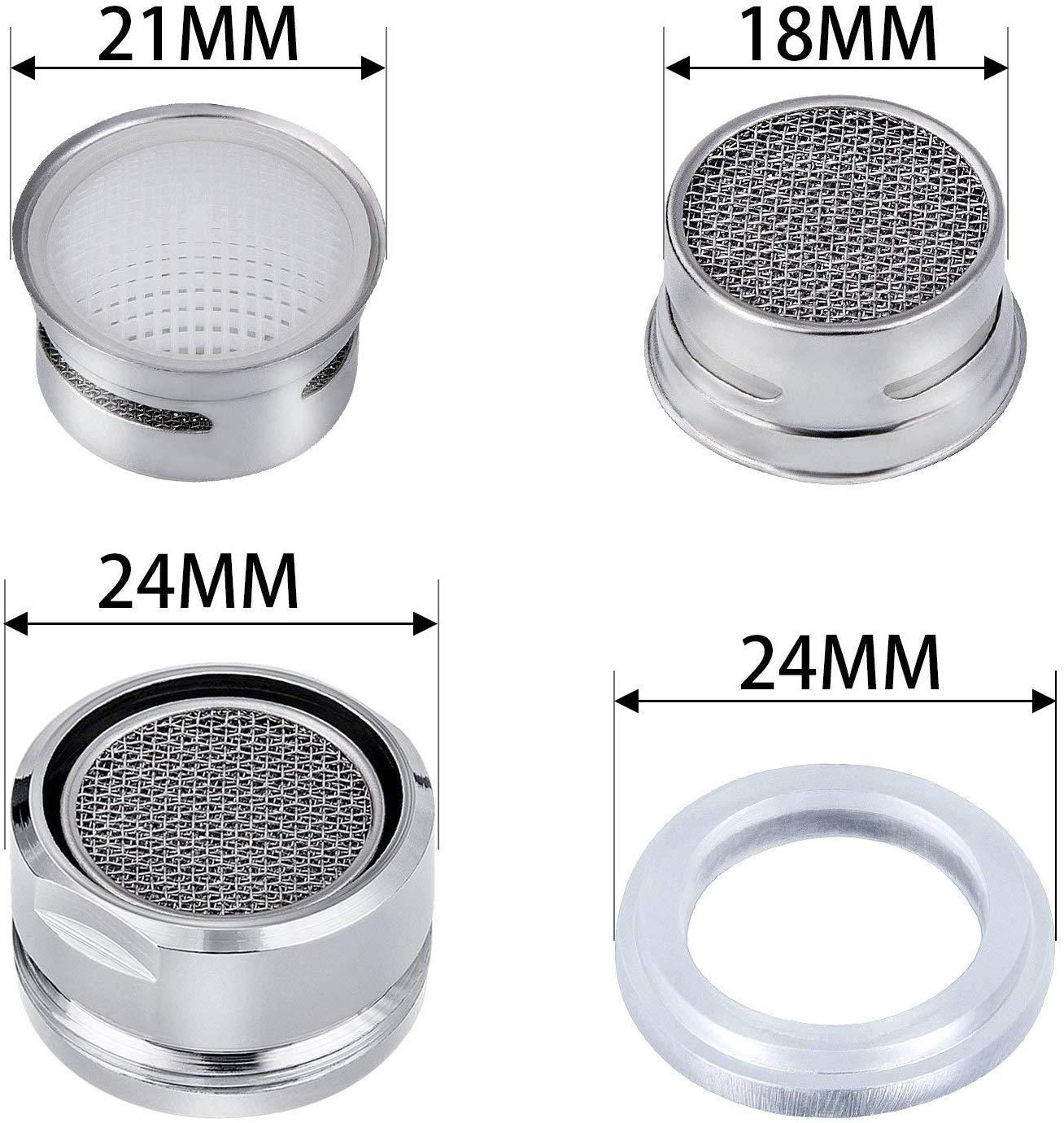 Copper shell faucet nozzle accessories, faucet aerator, filter nozzle, faucet filter screen, water outlet nozzle, aerator full figure