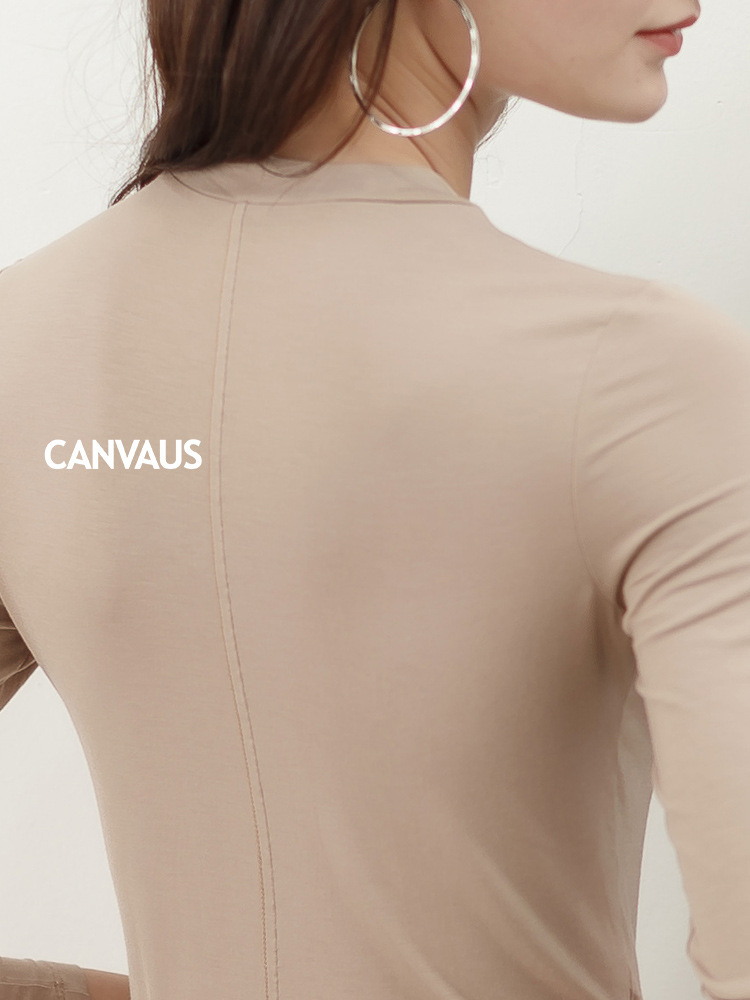 T-shirt femme CANVAUS en Modal - Ref 3433847 Image 4