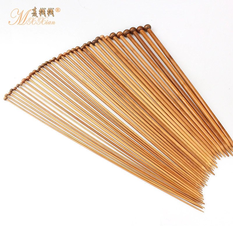 Обугленный Бамбук игла костюм свитер игла Пластиковая Палочка игла одноточечная бамбуковая игла один платный инструмент для вязания шарф свитер игла