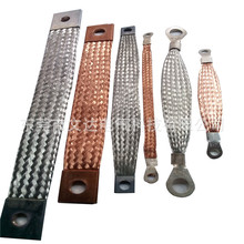 防爆防靜電法蘭靜電跨接線文達鍍錫銅編織軟連接銅變壓器導電帶