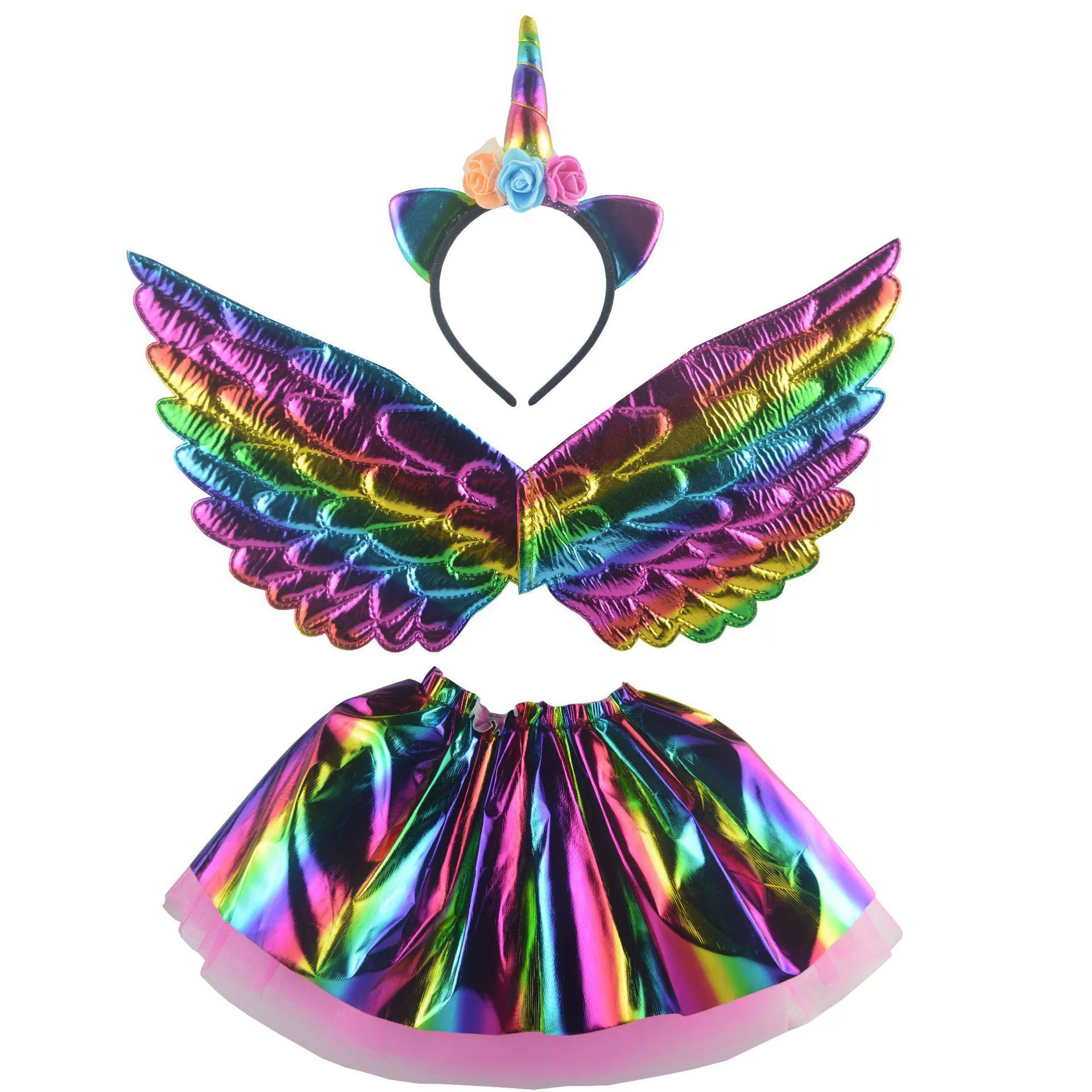 АнгелыPerforming? Wait ensure translation: First item: "Performing angel evil wings decoration unicorns hair hoop wings net yarn skirt" -> 