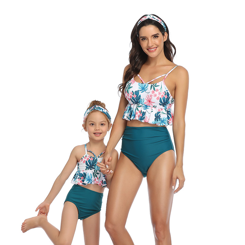 New Parent-child Swimsuit European And American Bikini