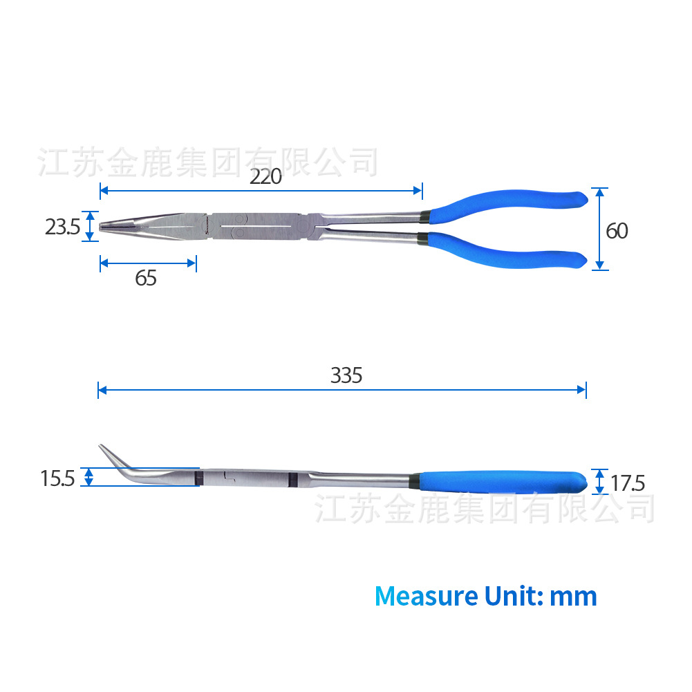 厂家直销 不锈钢双关节长柄钳-弯产地供应