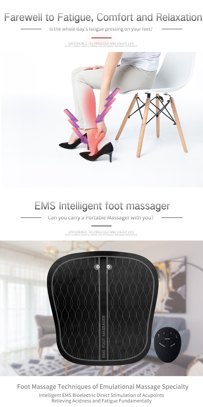 Foot Massager in Action