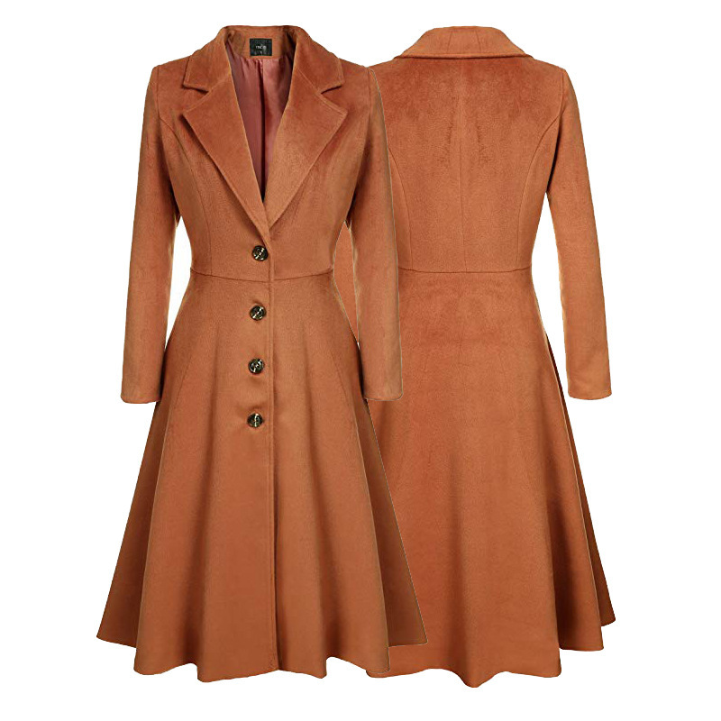 Women's Autumn And Winter New Woolen Coat