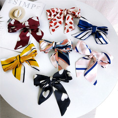 Love New Slim Long Narrow Scarf Women's Neck Scarf Small Ribbon Belt Hair Band Flowing Ribbon Satin Ribbon Ins Decoration