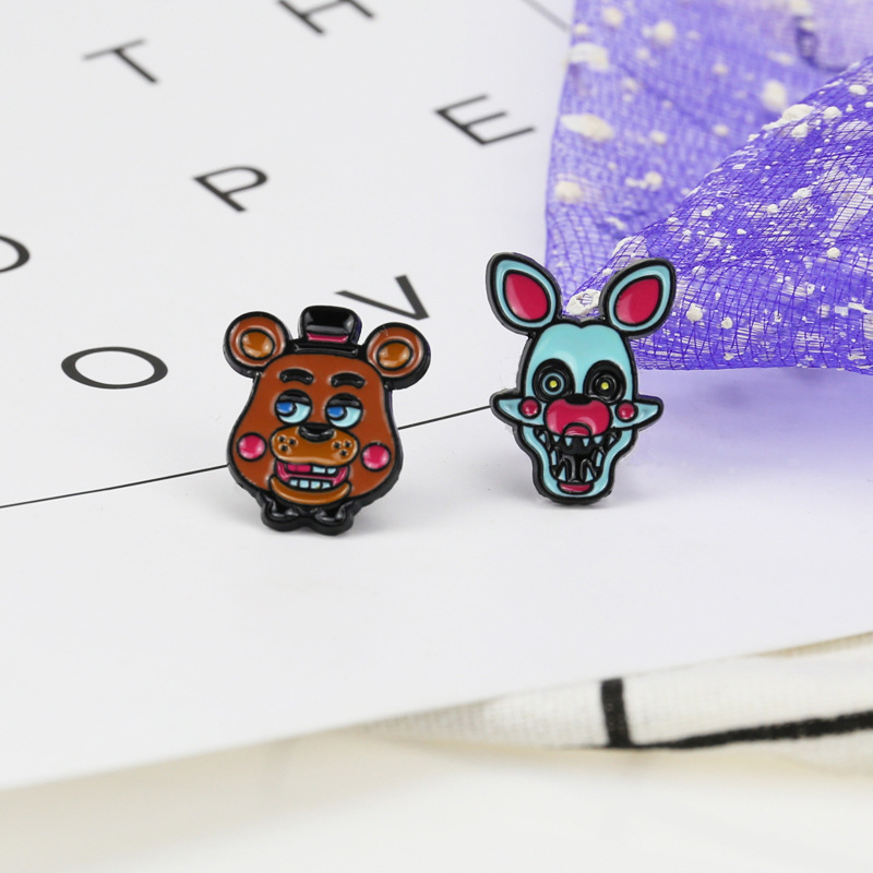 7g Weight Brooches Classification Holiday, Cocktail Party Occasion Alloy Material Animal, Cartoon Pattern Unisex Gender Enamel Design Hip-Hop, Funny Style Hip-Hop Funny Pin Animal Cartoon Alloy Enamel Unisex Brooches 8