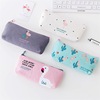 Pencil case, fresh handheld capacious shoulder bag for elementary school students, South Korea, flamingo