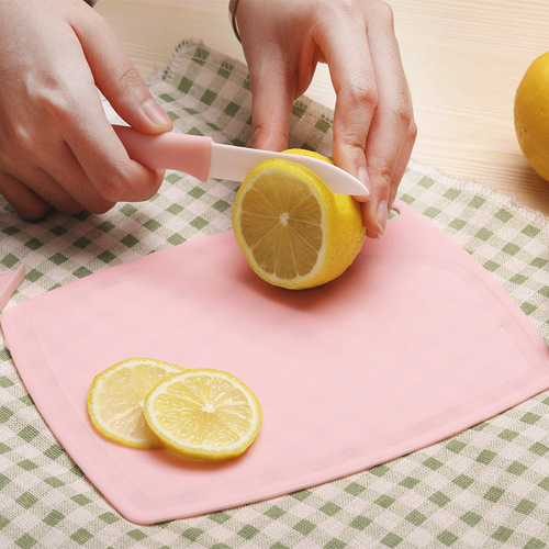 Kitchen Knife Set of 3 by the Manufacturer, Fruit Knife Set, Nordic Candy Color Cutting Board Set of 3, Gift