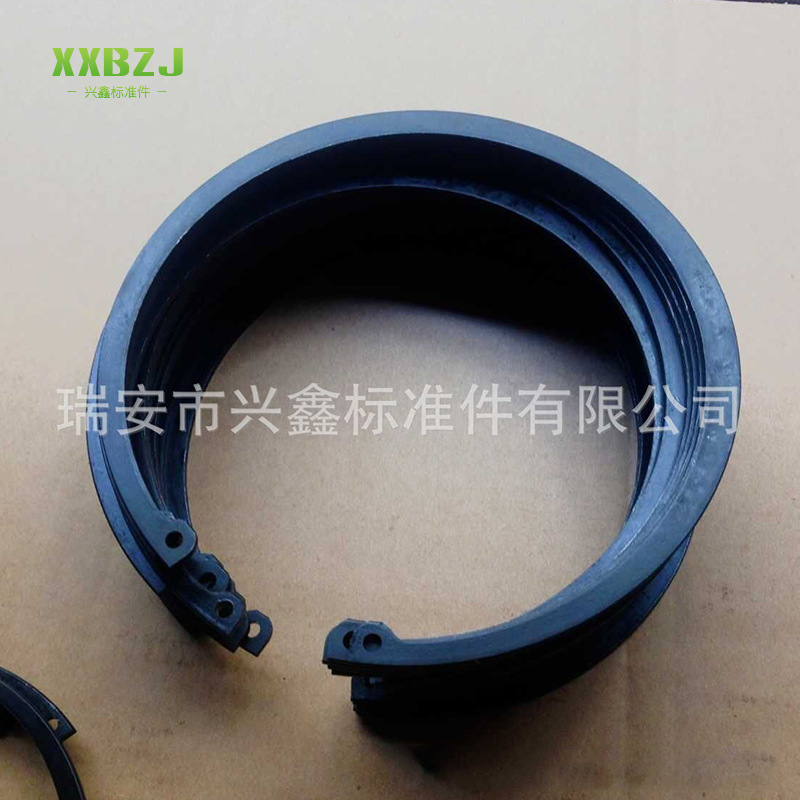 厂家供应 65锰钢 孔用弹性挡圈 卡簧机械工业用紧固件批发