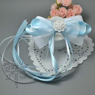 Long Ribbon Headwear Hairpin Gymsophila Daily Fairy Big Bow Hairpin Top Clip Japanese and Korean Style Rhinestone Pressing Hair Accessories