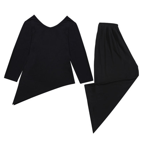 Dance wear for women, modal body training wear, wide-leg pants, Latin dance wear, ethnic performance wear, basic training wear