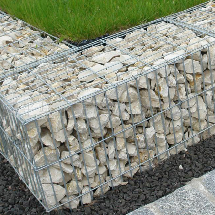 电焊石笼网 景观造型石笼网 公园景观造型工业园区景观设计挡堵墙