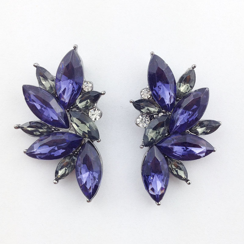 1 Pair Fashion Flower Alloy Plating Artificial Pearls Rhinestones Women's Drop Earrings display picture 33