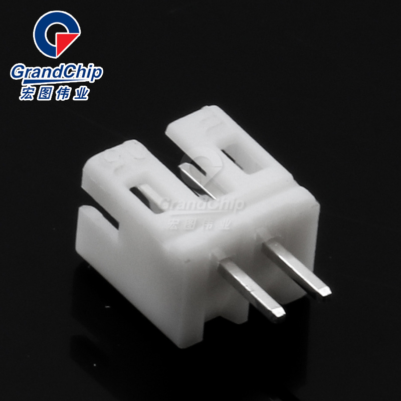 连接器PH2.0-2A 间距2.0mm直针母座 2Pin直针插座 接插件|ms