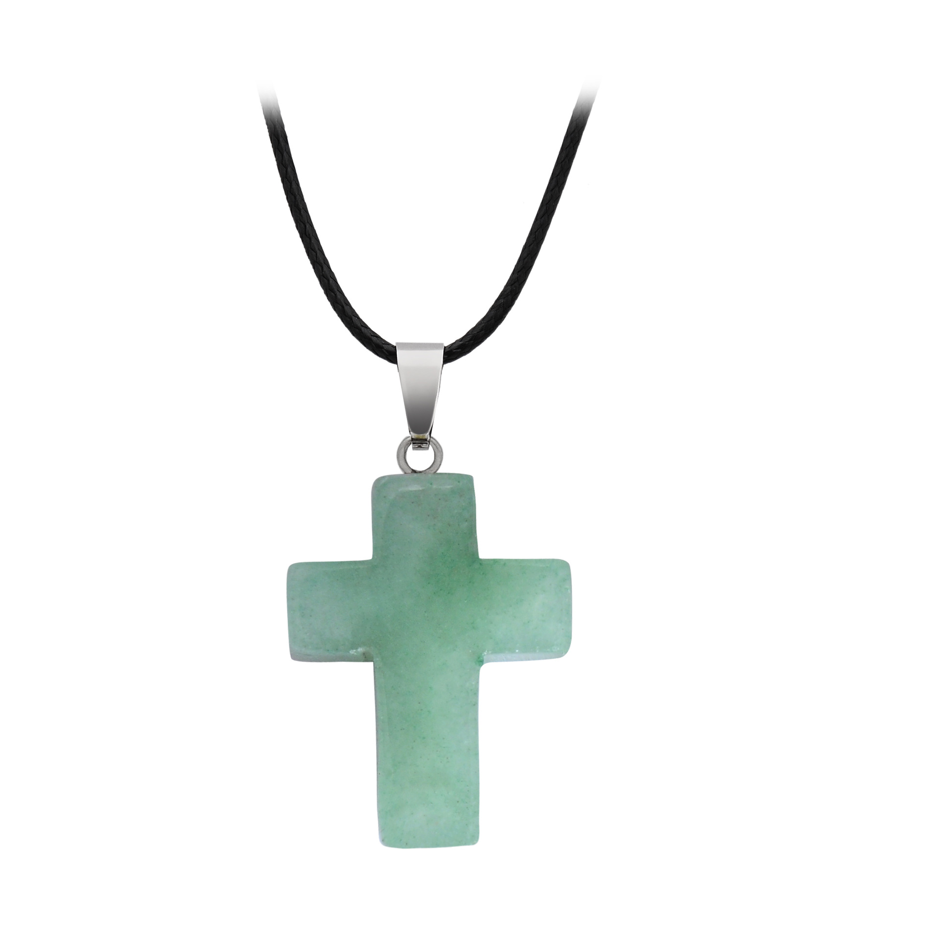 Fashion Cross Crystal Unisex Pendant Necklace 1 Piece display picture 3