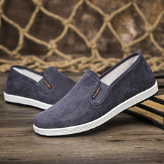 2024 Spring New Breathable Casual Shoes, Father's Shoes, Old Beijing Cloth Shoes for Men, Work Shoes with Thick Soft Soles