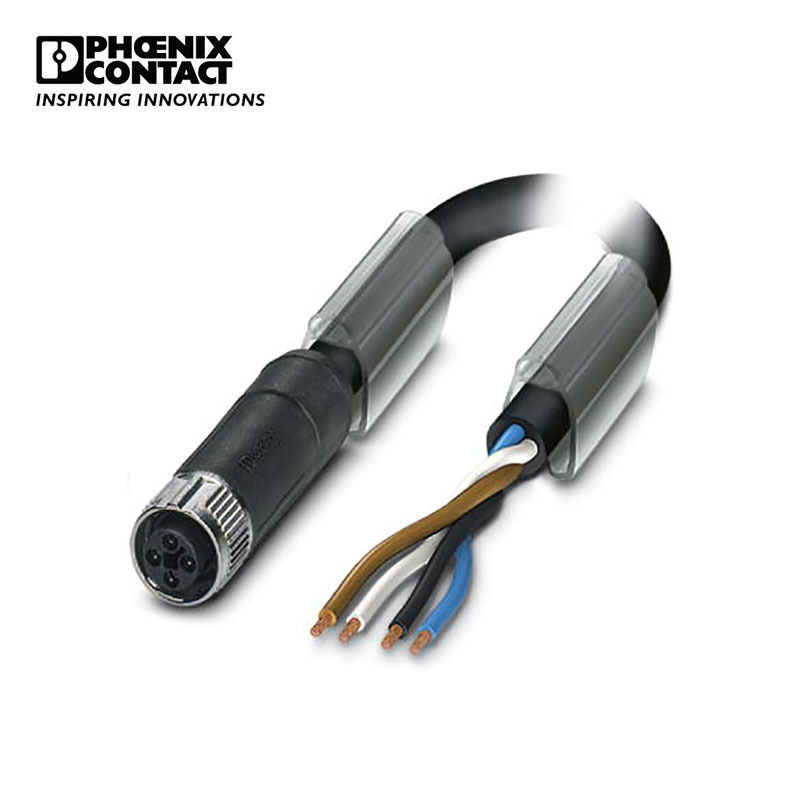 菲尼克斯 电源线 - SAC-4P- 1,0-PUR/M12FST - 1408823