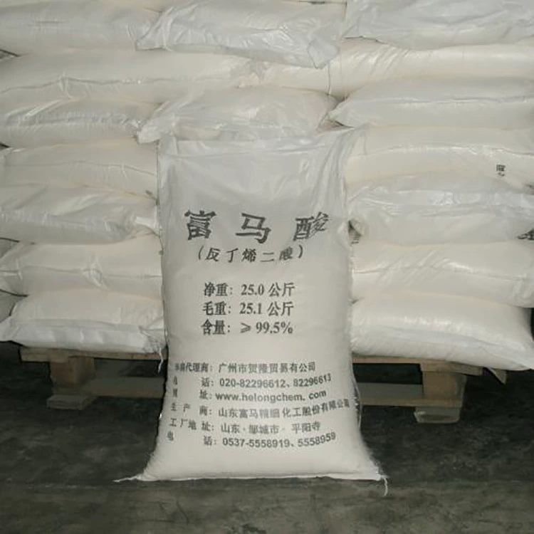 [Преимущество поставки] Фумаровая кислота (антибутеновая кислота) пищевой промышленный пакет 25 кг