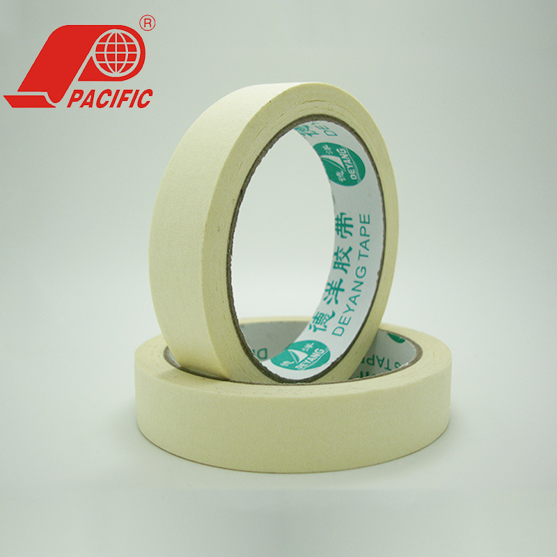 家装型美纹胶带 米白色可写字汽车喷漆遮蔽装修用美纹纸胶带