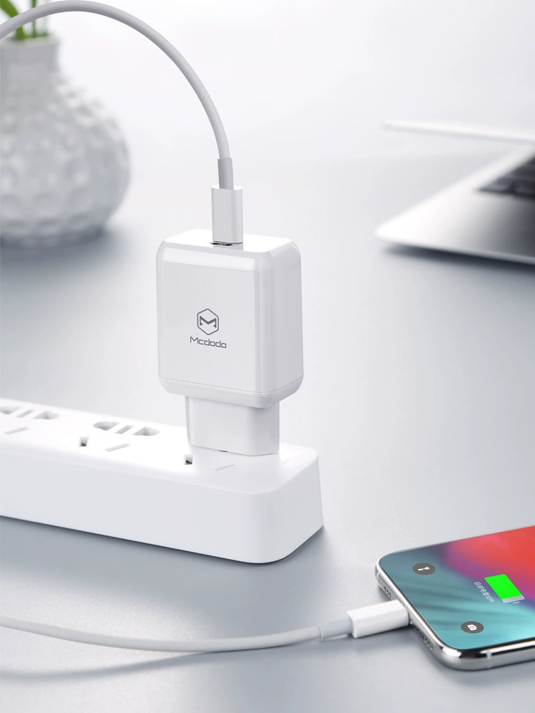 Быстро заряжающийся адаптер Macando PD с портом Type-C, быстрая зарядка совместим с Apple 8puls xs max