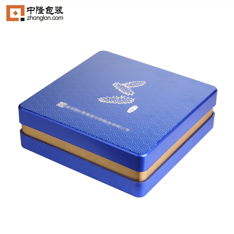 厂家批发铁盒礼品包装盒高光礼盒定 制药材盒海参包装盒定 做