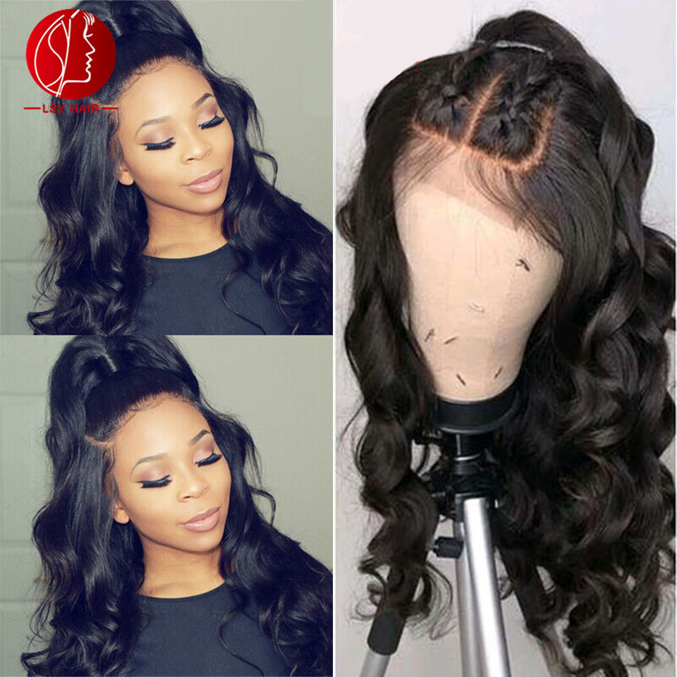 Peruvian Wig Body Wave Wigs 4*4 lace wig...