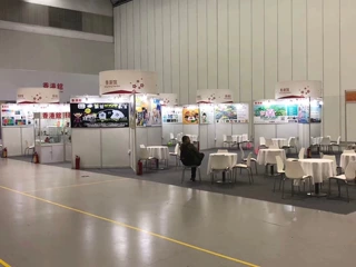香港八棱柱展位标摊生产厂家 展览器材异型摊位制作工厂 展会铝料