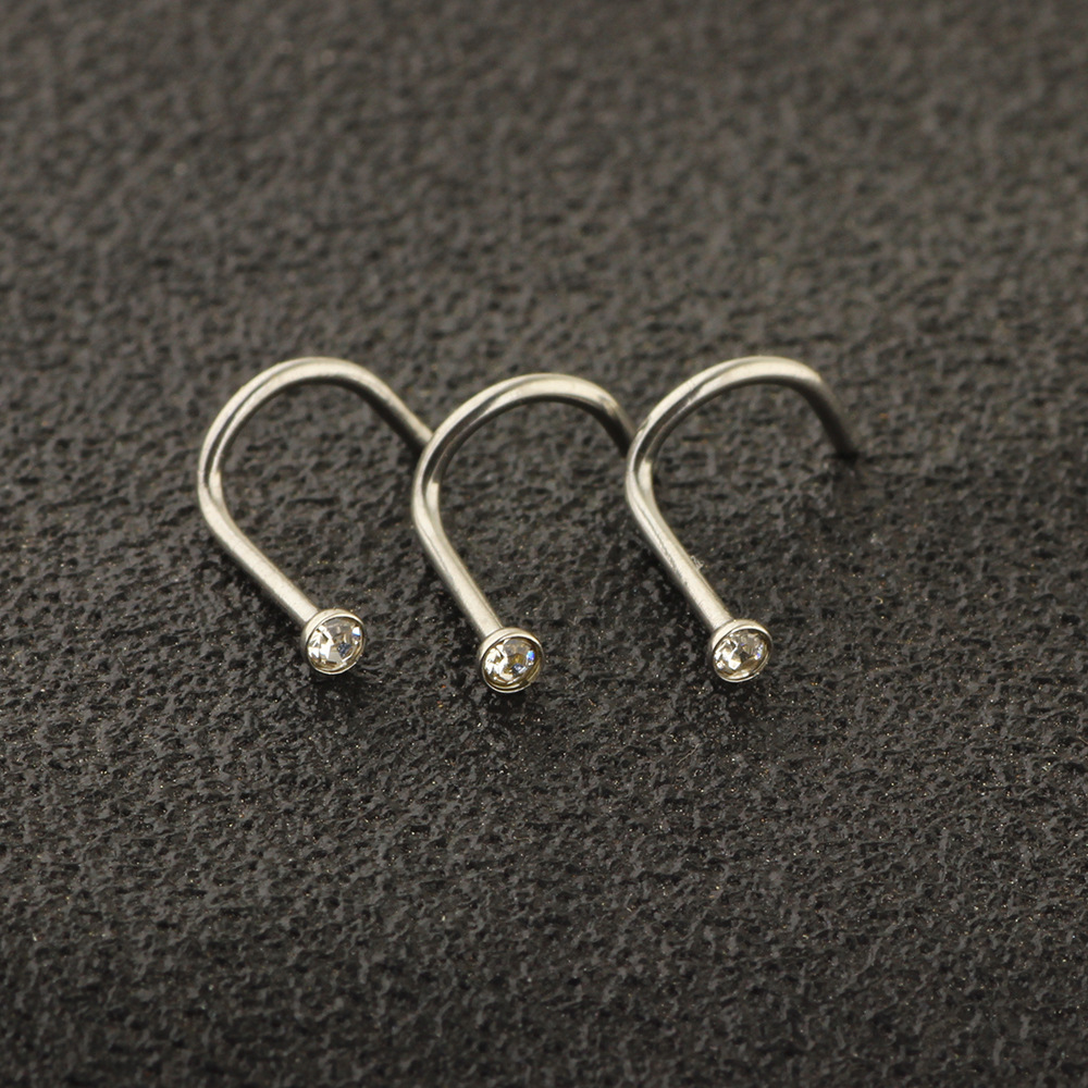 Amazon Body Piercing Set Stainless Steel Jewelry Earrings Nose Rings Wholesale Personalized Earrings detail image 8