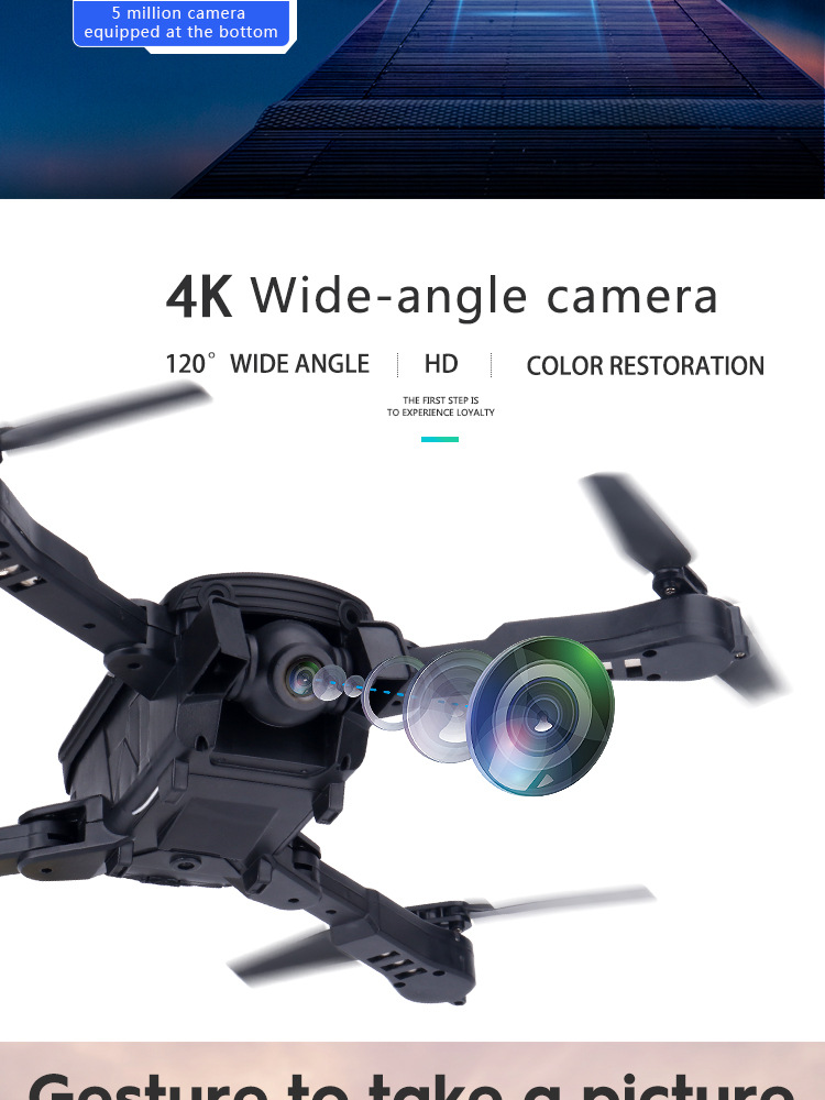 Drone 4K double caméra pliant - Ref 3424074 Image 14