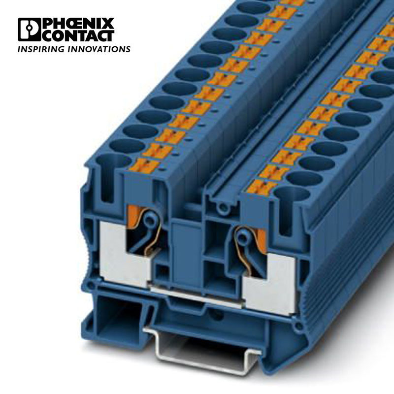 菲尼克斯 接线端子10平方直插式连接凤凰端子 PT 10 BU-3212123