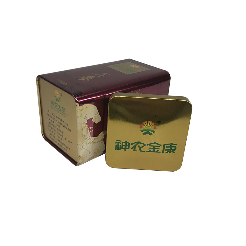 Fabricante caja de hierro de goji berry negro, Xinjiang jujube envasado lata, hermosa lata de nuez envasado de muestra gratuita