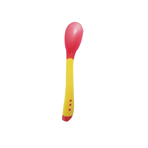 Factory direct sales baby temperature-sensing spoon, children's soft-headed spoon, feeding medicine spoon, temperature-sensing spoon, color-changing spoon and fork wholesale