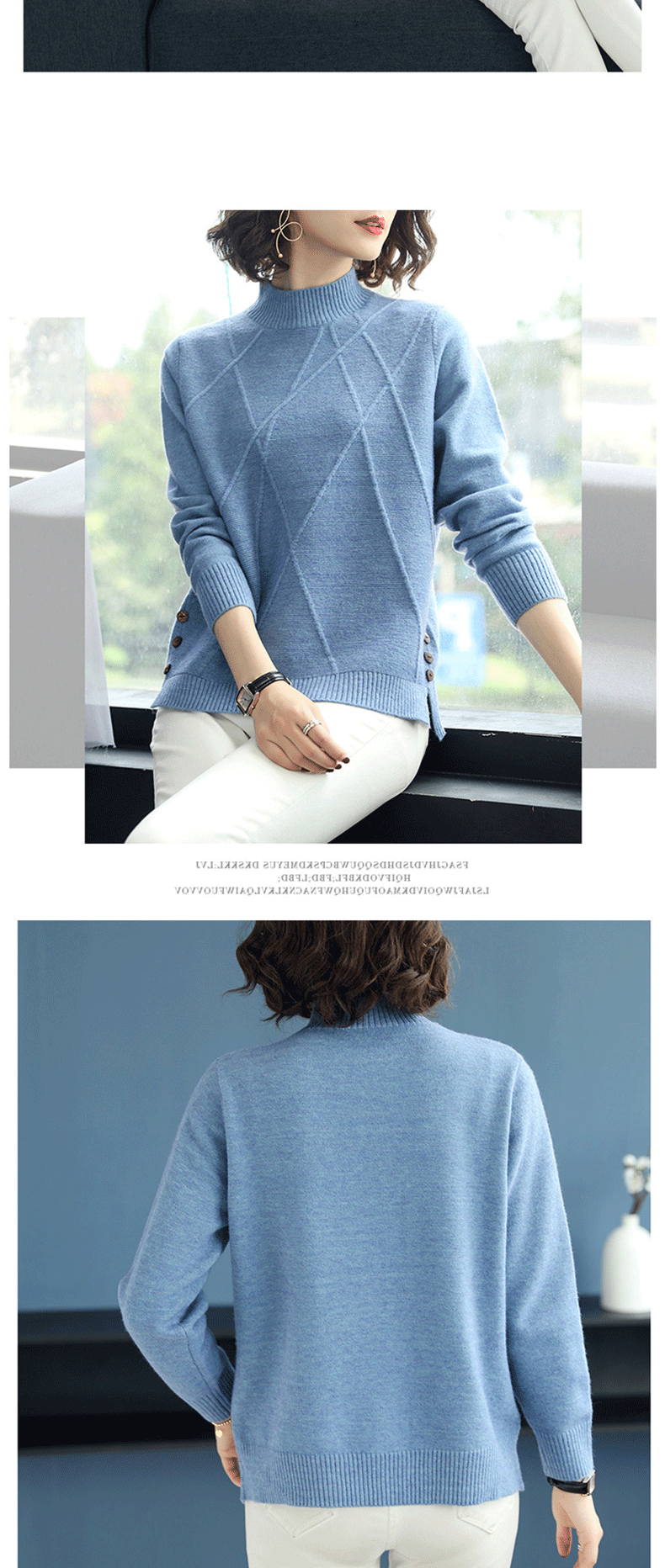 Pull femme en Fibre de polyester Polyester  - Ref 3414128 Image 15