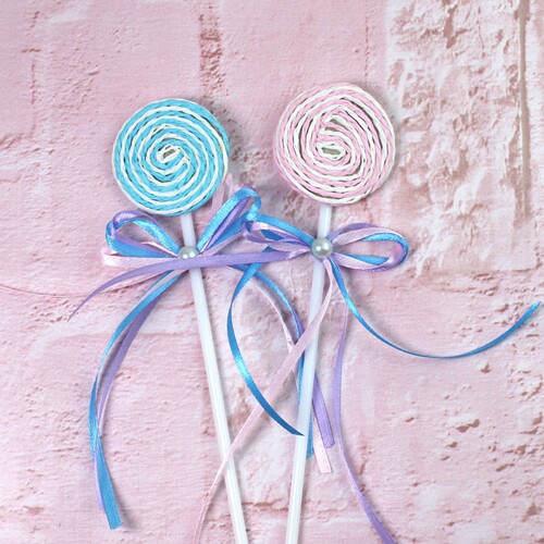 Cake decoration inserts, pearl bows, hearts, round sequin balls, lollipop cake decoration inserts