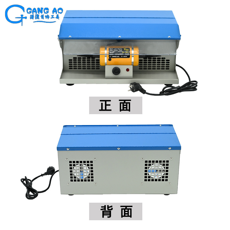 DM-5吸尘抛光机 小型可调速双头布轮打磨机 打磨抛光机 打磨器材