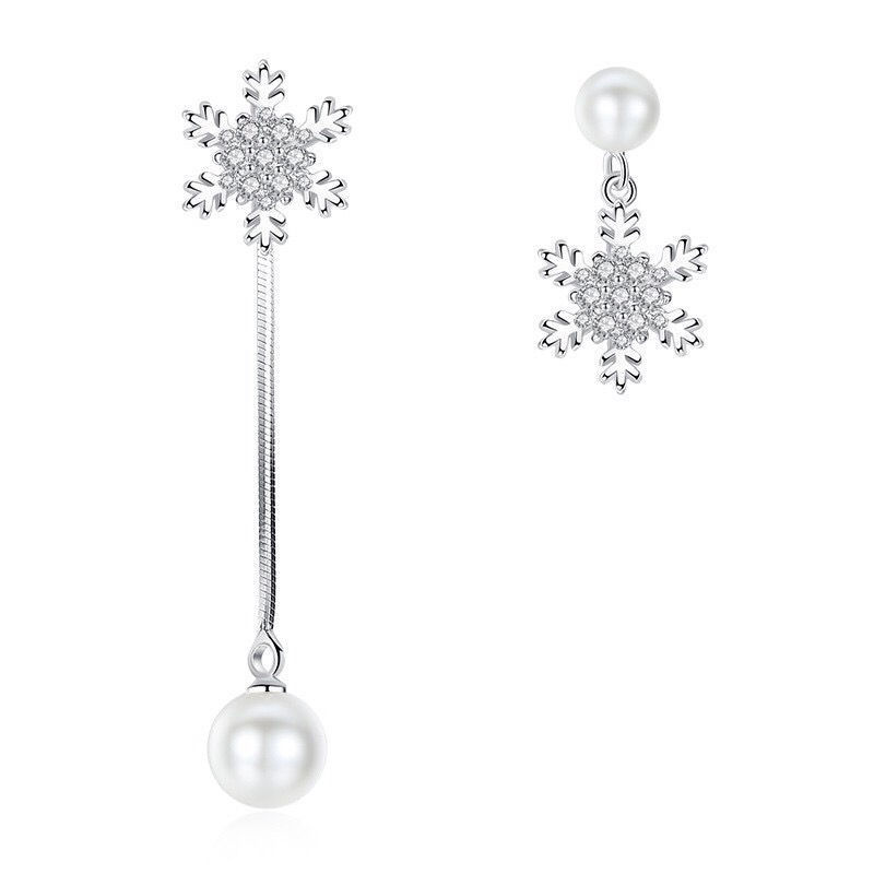 Elegant Snowflake Earrings