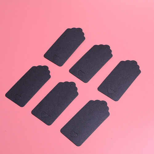 Distribution and wholesale DIY blank graffitiable kraft paper hanging tags, long hanging tags, love tags, dropshipping