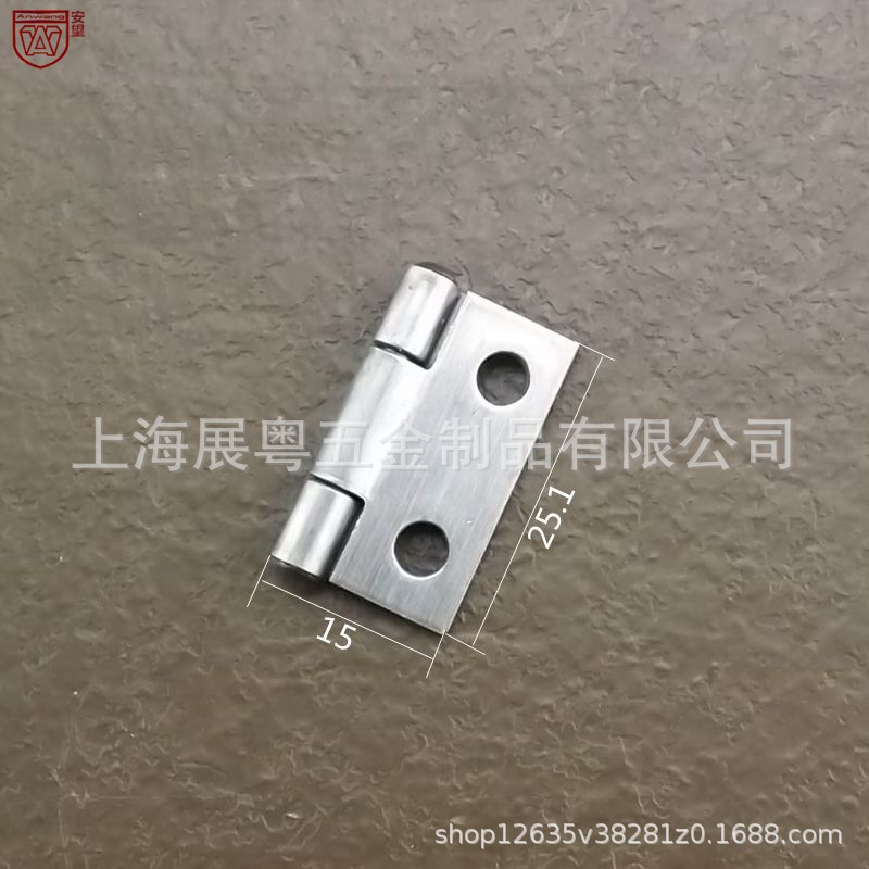 Anwang 25 * 25 bisagra 1 pulgada pequeña bisagra de acero inoxidable plegable mini pequeña bisagra de acero inoxidable