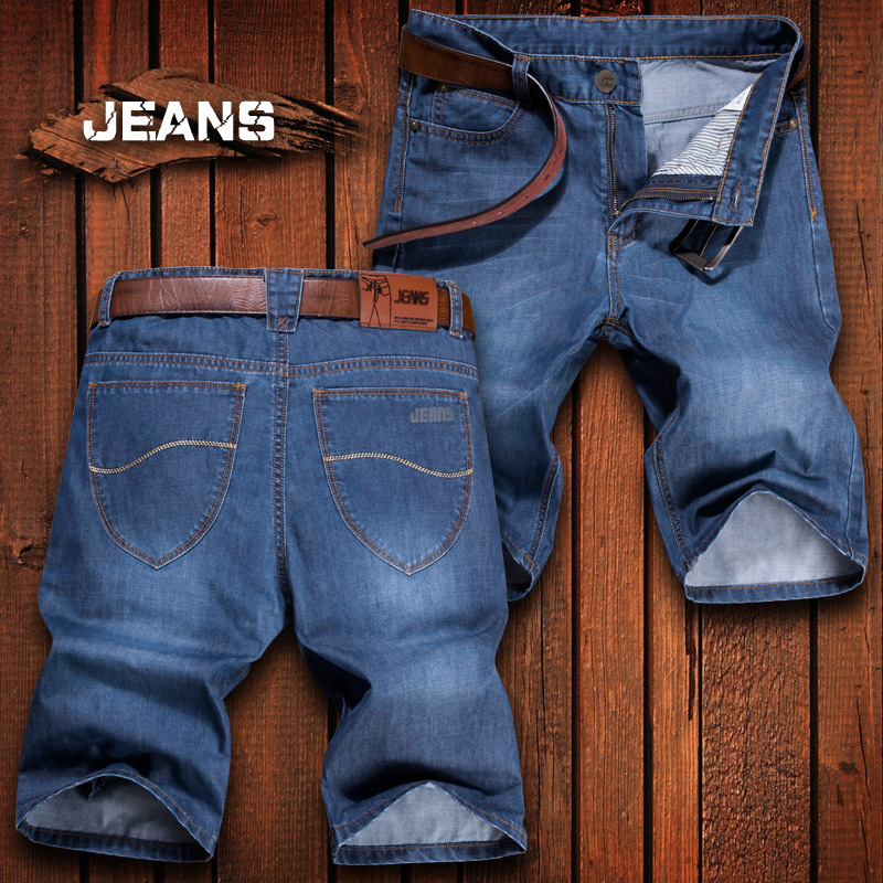 summer cowboy shorts Thin section Straight Self cultivation Five point pants Youth Pants 2019 new pattern Manufactor Direct selling