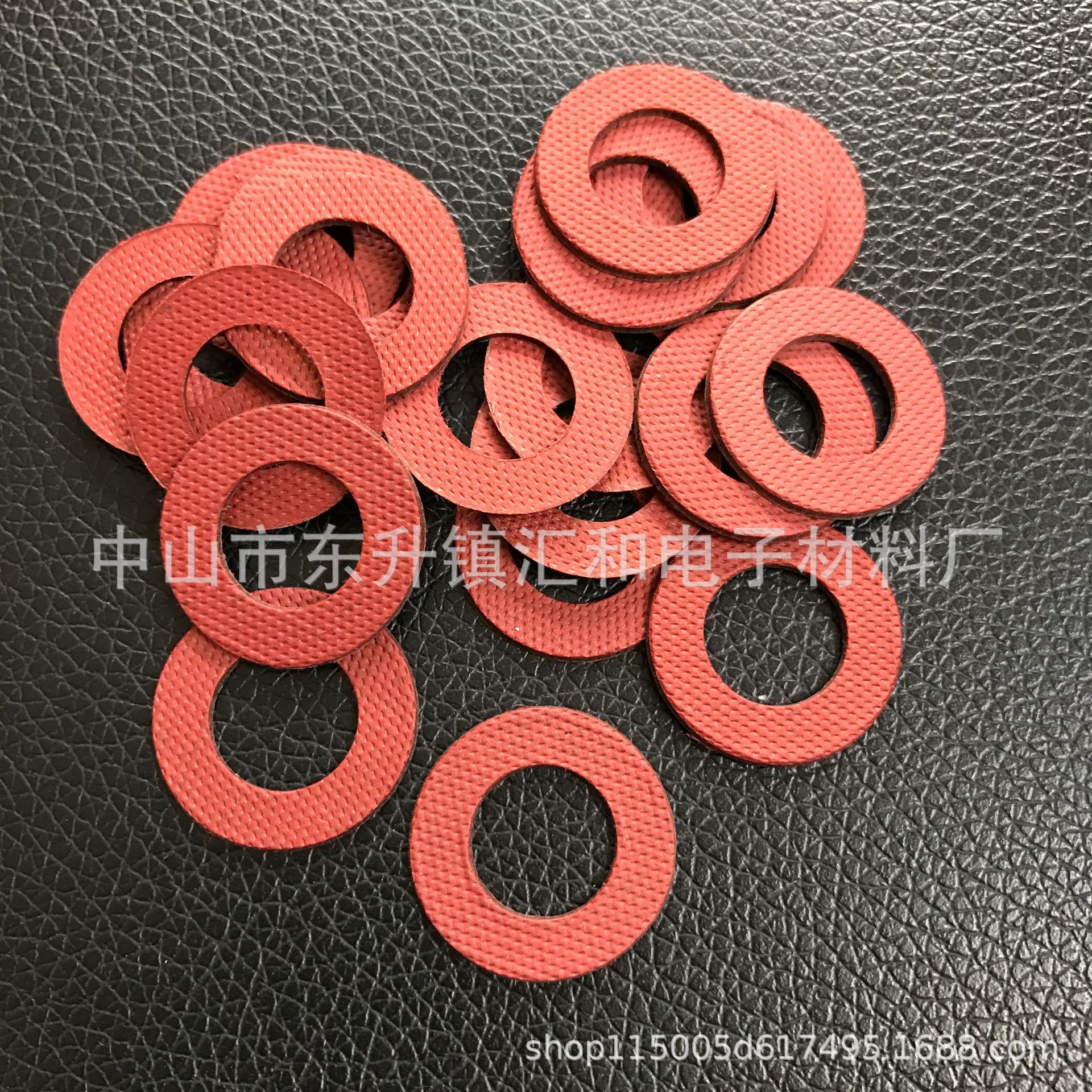 厂家定制红色快巴纸绝缘介子  红刚纸垫圈 青稞纸绝缘垫免费拿样
