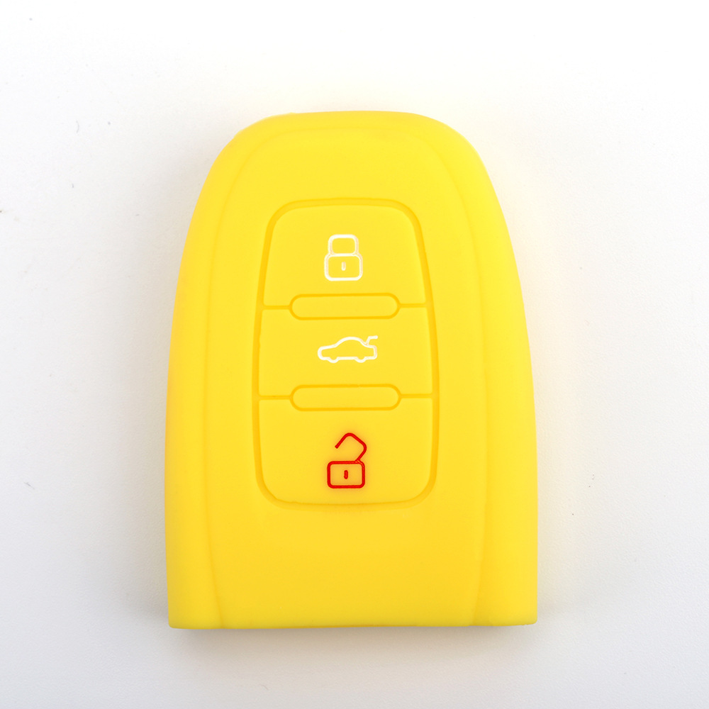 For Audi A6L RS6 RS7 silicone key case R8 S8 key case RS5S4 remote control case Silica ge