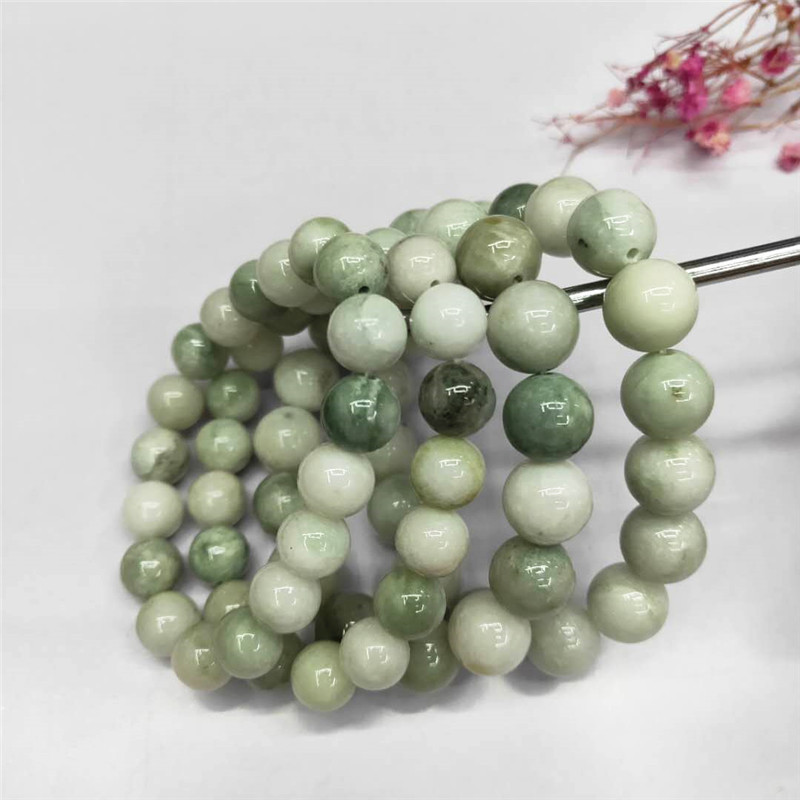 Wholesale of new trendy jewelry natural Tianqing jade bracelets, DIY beaded Maotian jade bracelets, factory direct sales detail image 1