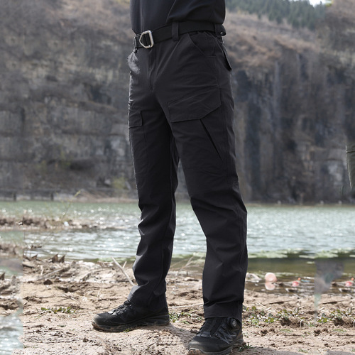 Archon outdoor quick-drying pants men's summer thin breathable elastic slim military fan tactical pants hiking pants overalls