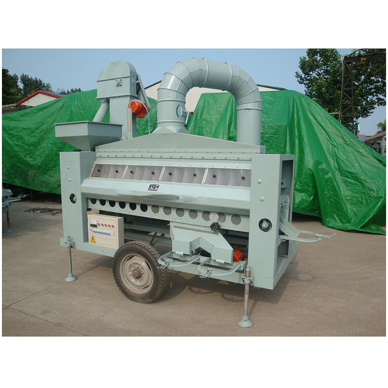 Negative Proportion selected small-scale Mobile foodstuff selected equipment Wheat Cereals Impurities Screening machine