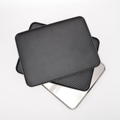 aluminium alloy Ripple Baking tray rectangle household oven Cake bread 40*30 Baking mold