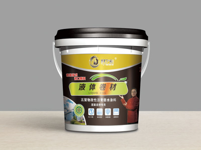 Manufactor Direct selling liquid Coil High polymer asphalt waterproof coating Roofing bridge Dedicated waterproof coating